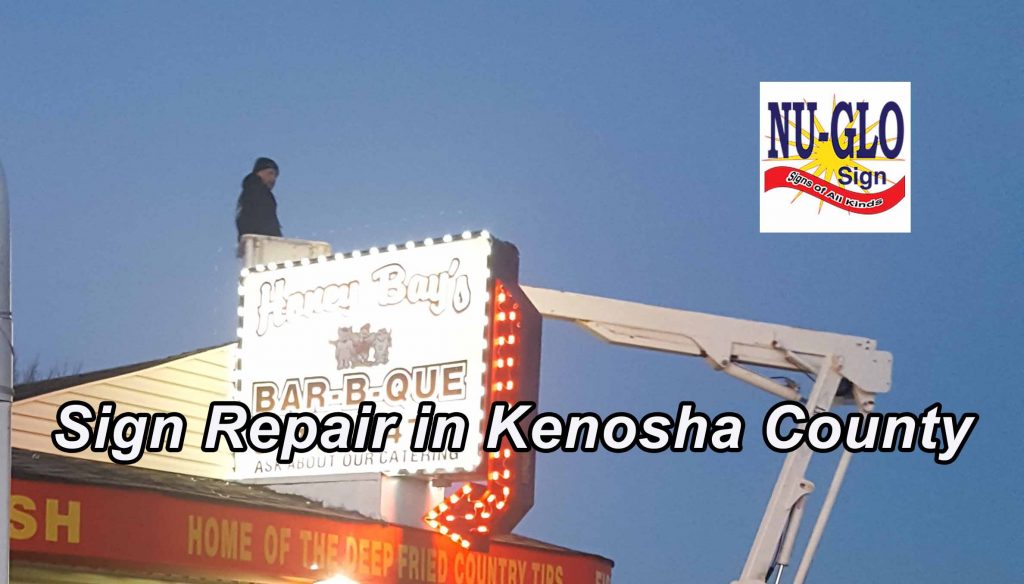 Sign Repair in Kenosha County