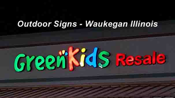 Exterior Signs - Waukegan - New Signs