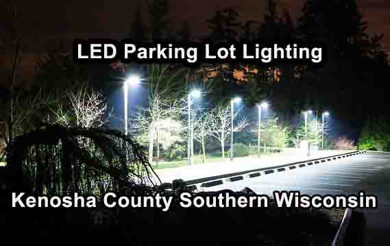Parking Lot Lighting - Kenosha County - Building Lighting - Walkways