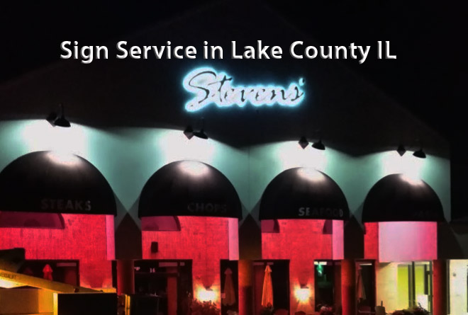 Business Signs in Gages Lake and Lake Count - Sign Service