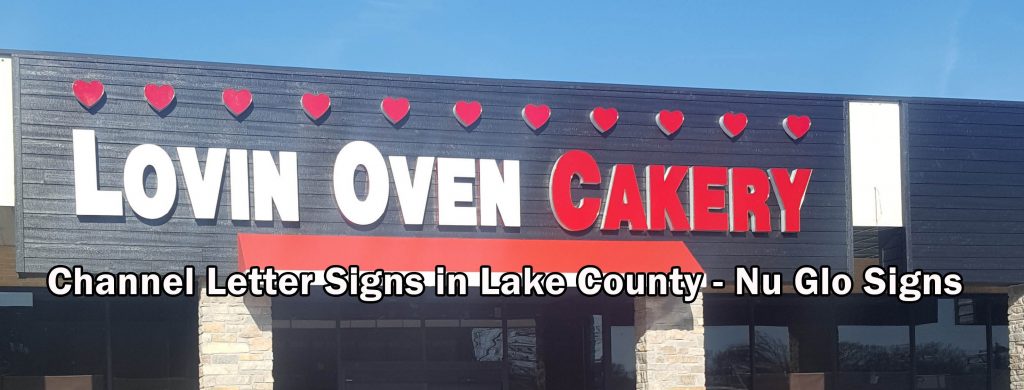 Channel letter signs in lake county illinois - Nu Glo Daytime shot