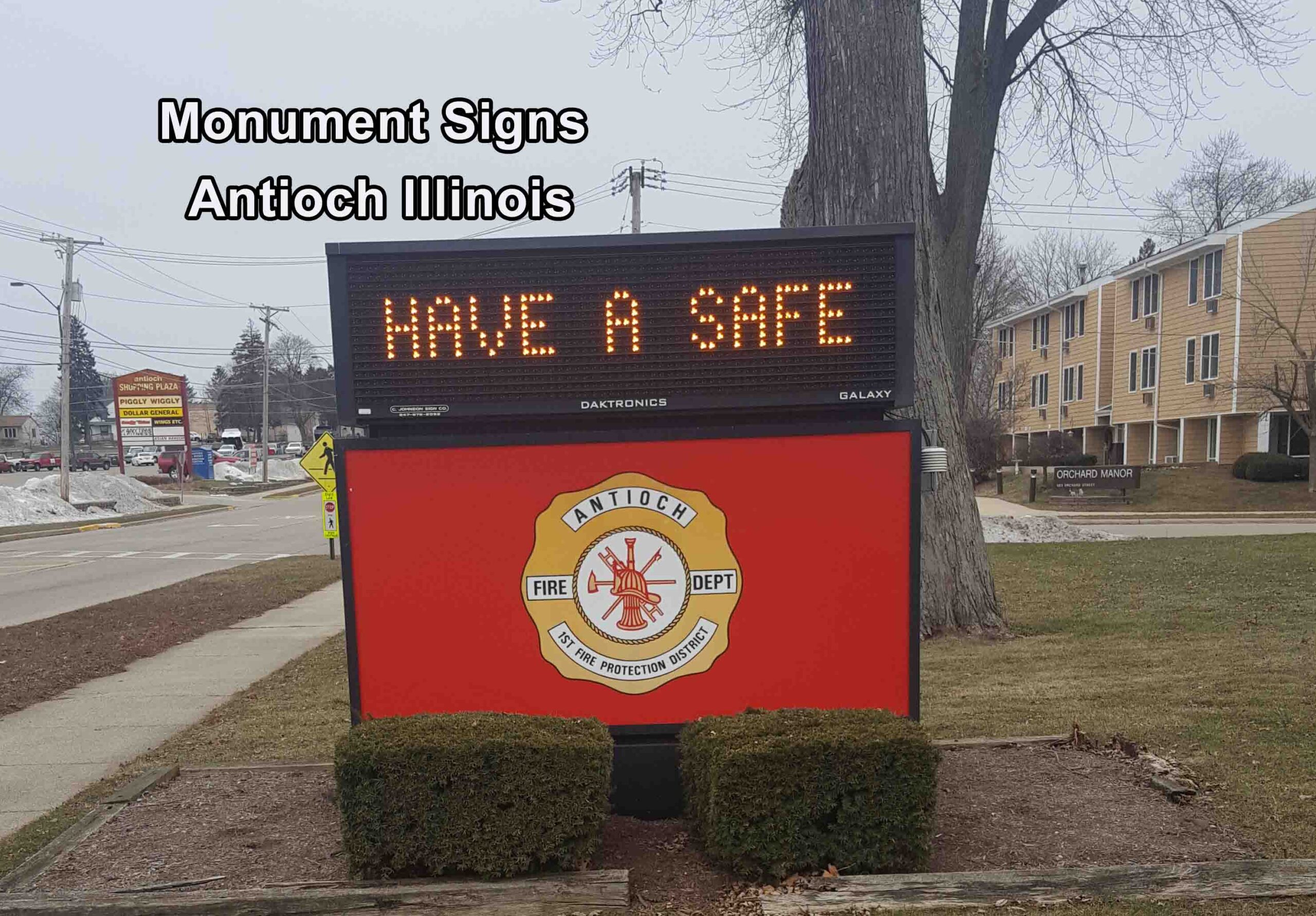 Monument Signs in Antioch Illinois - Reader Board