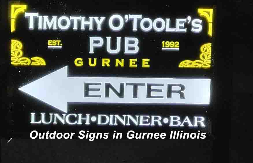 outdoor signs - Gurnee IL 2