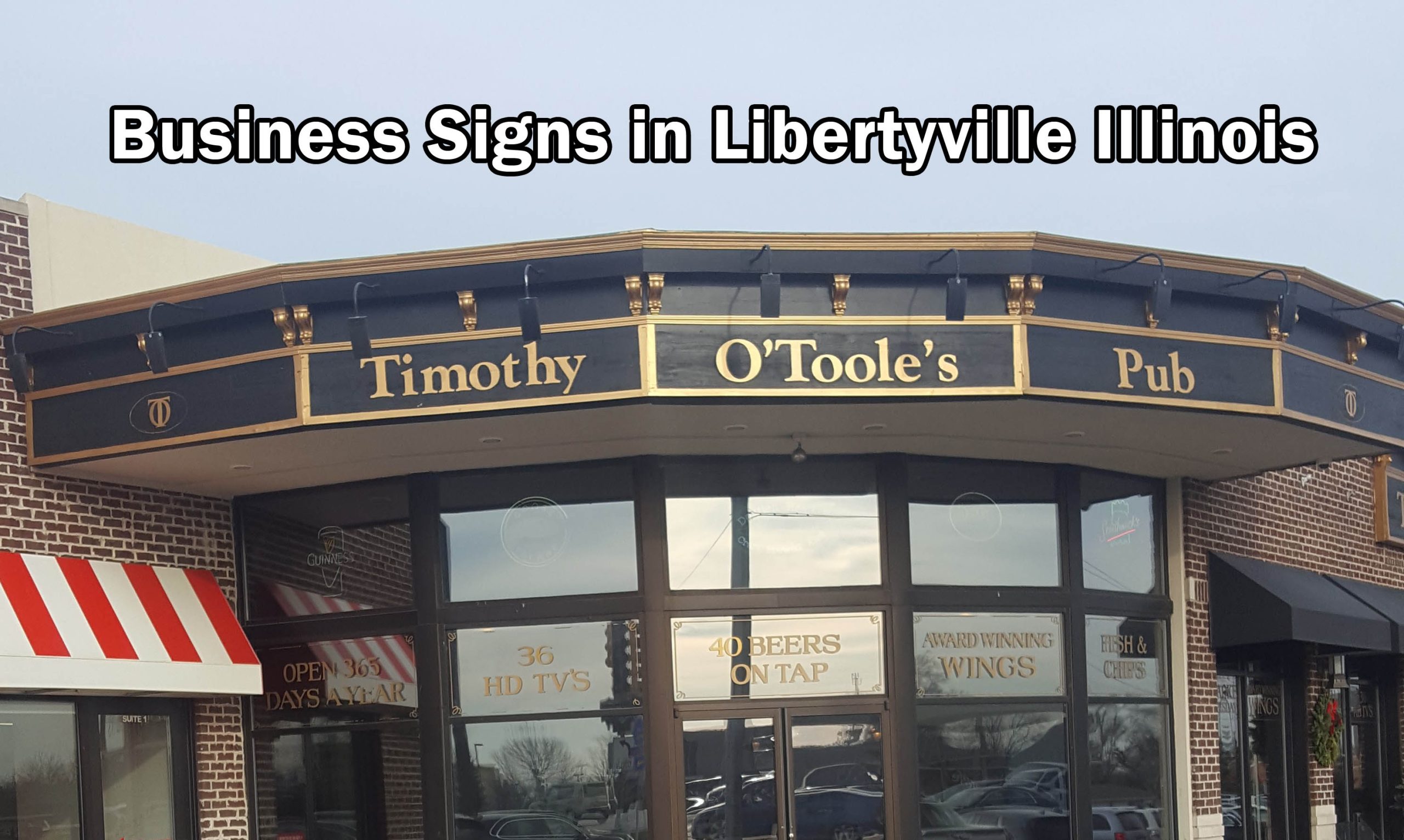 Business Signs in Libertyville Illinois