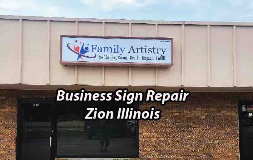 Liighted Sign Repair - Zion Illinois