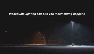 parking lot lighting in northern IL
