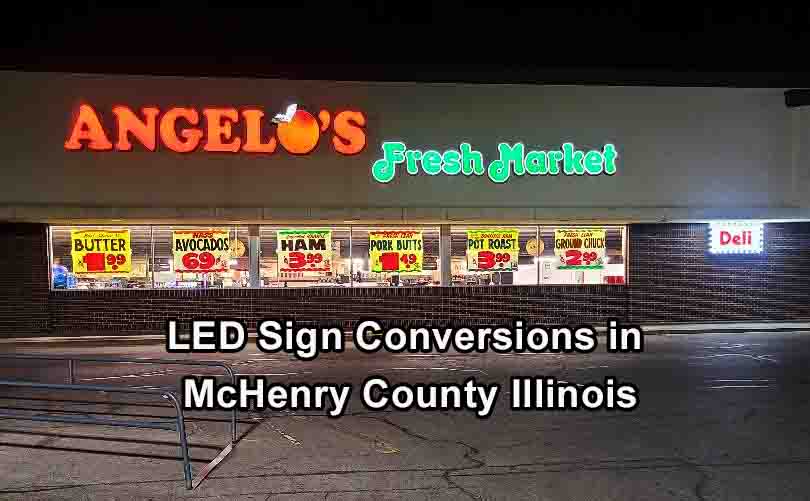Sign Repair in Island Lake IL
