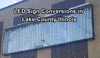 LED Backlight Sign Conversions - Lake County 