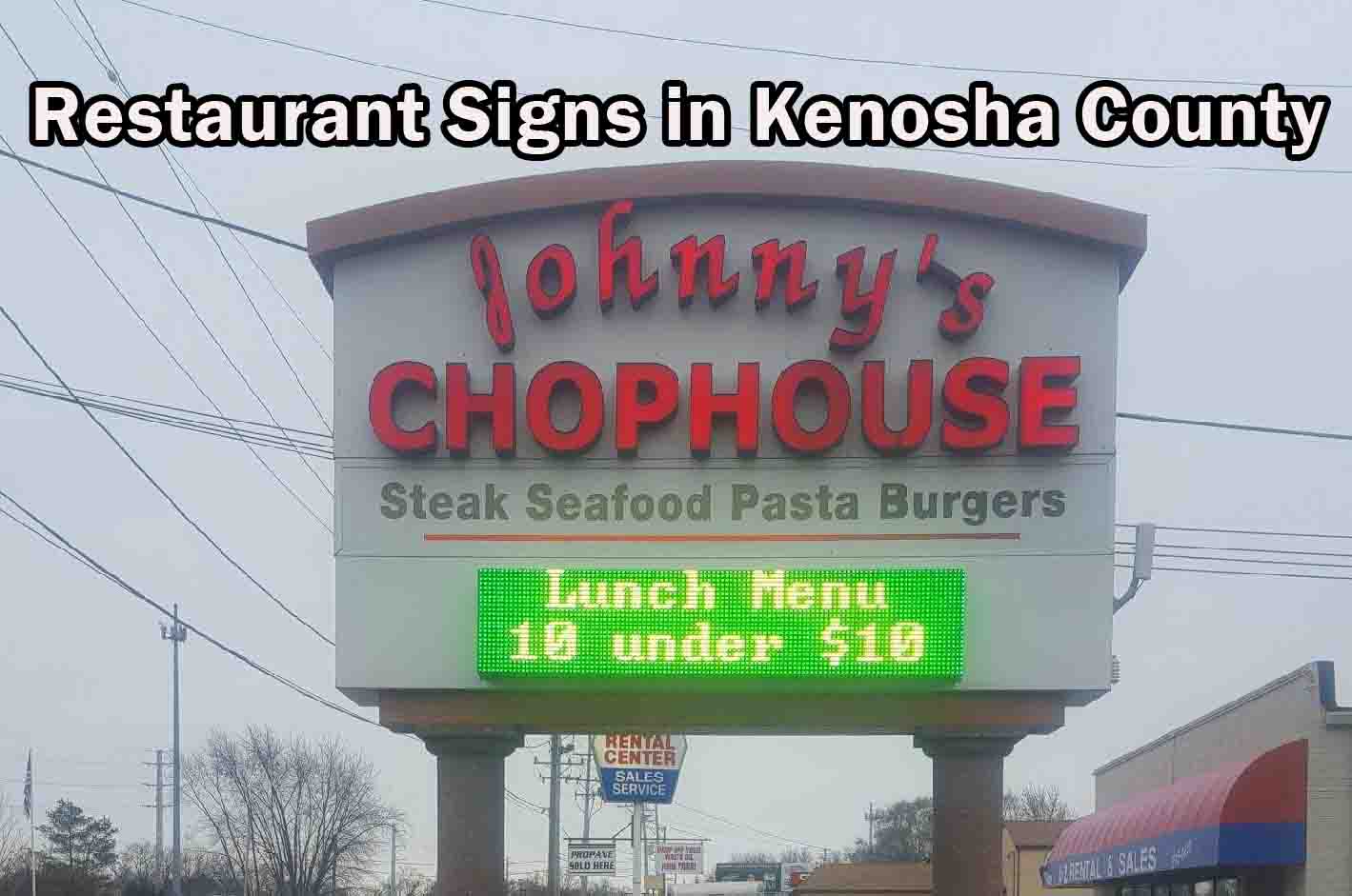 Restaurant Signs - Kenosha County