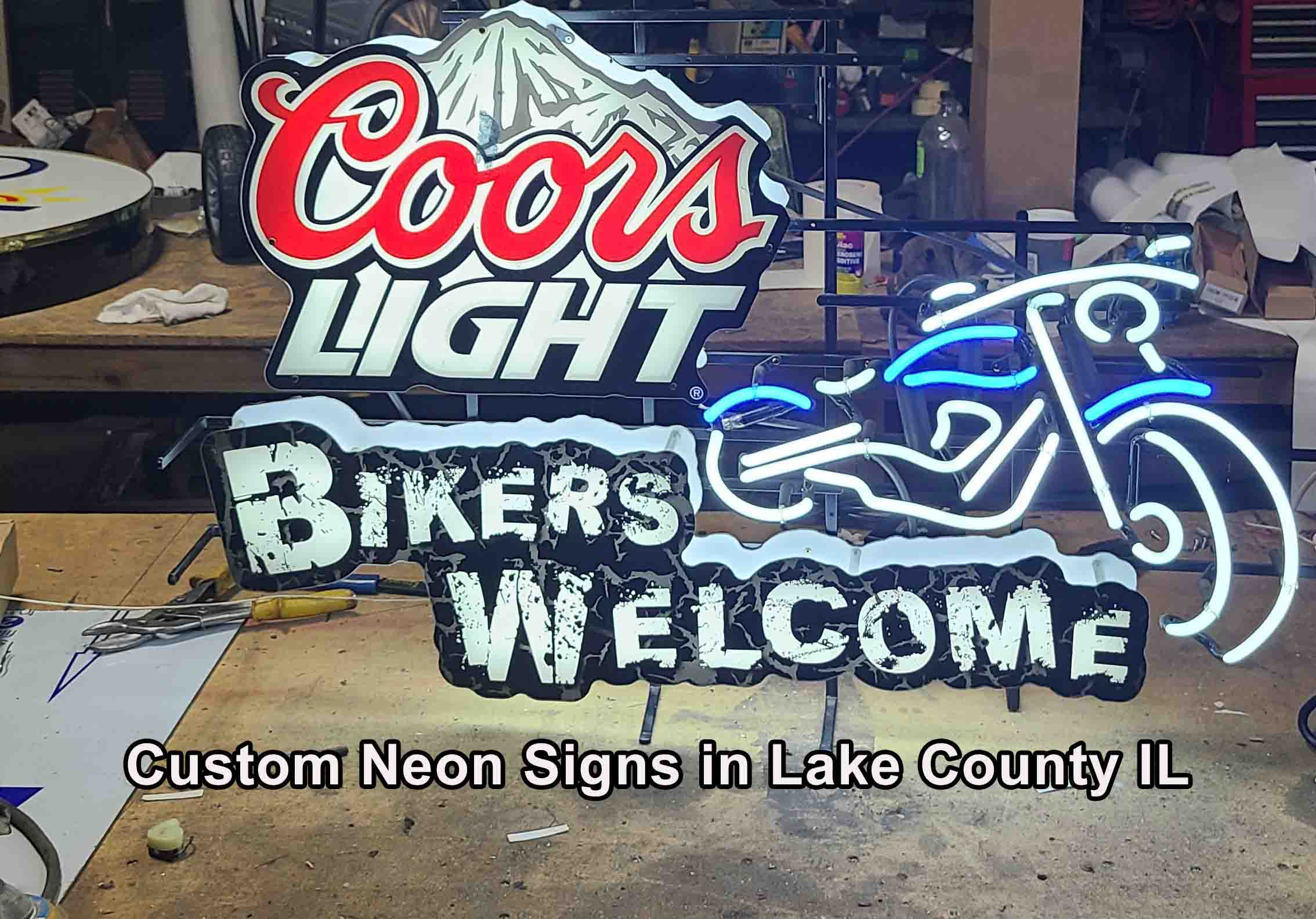 Custom Neon Signs in Lake County