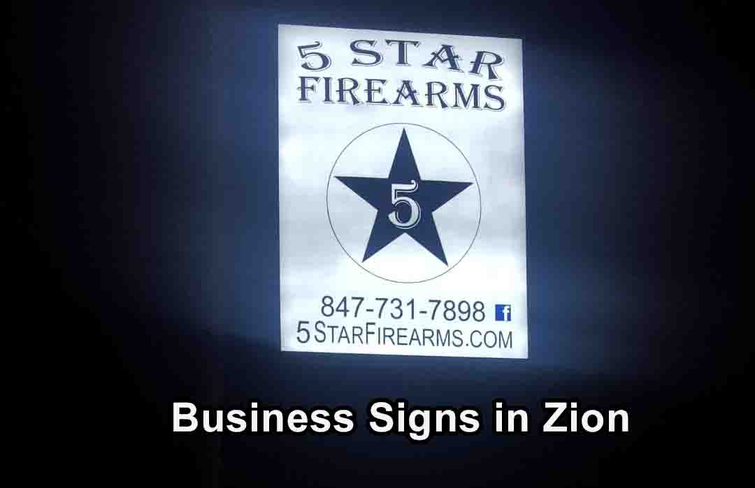 Business Signs in Zion 2