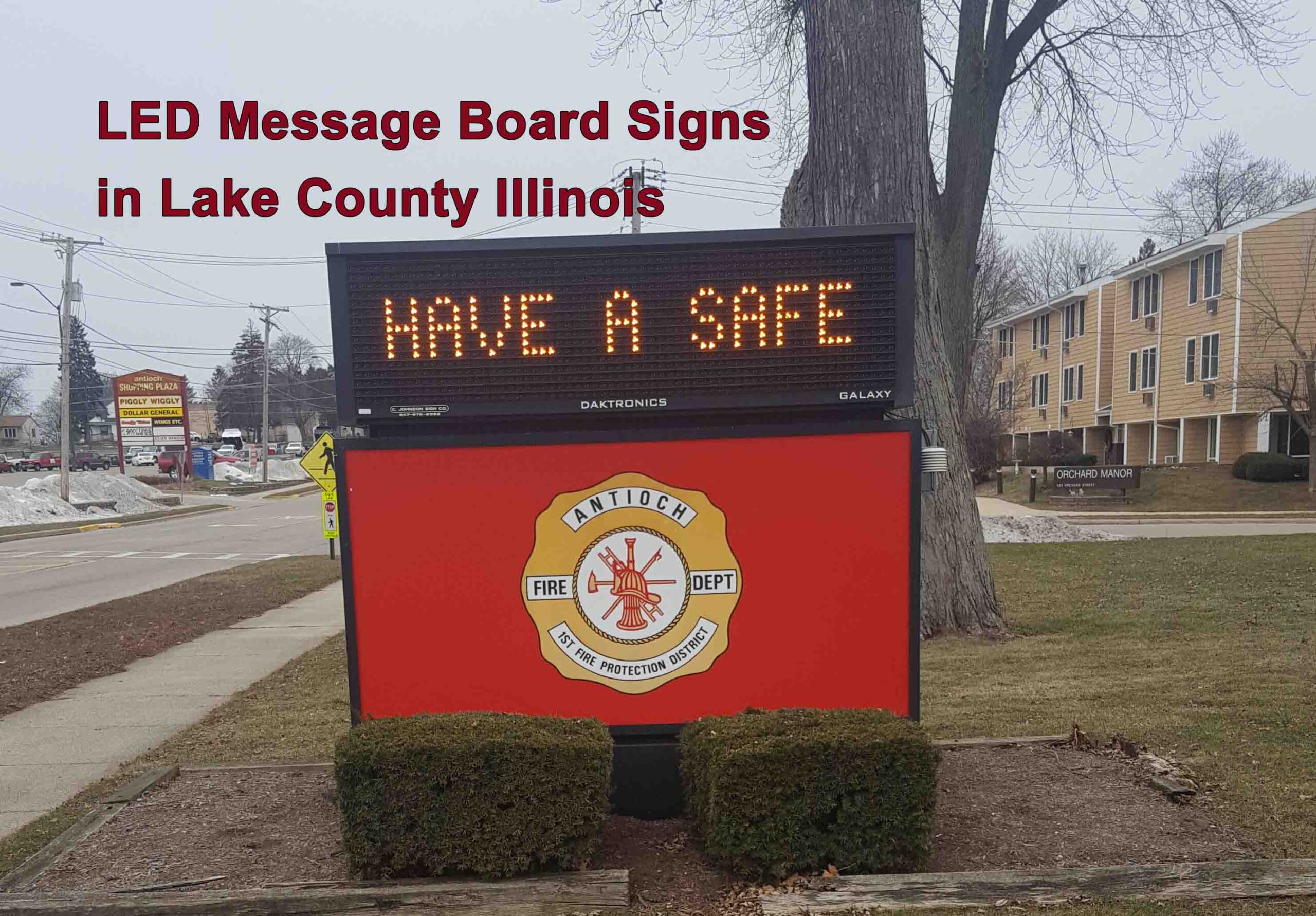 LED Moving Message Signs in Lake County Illinois 2