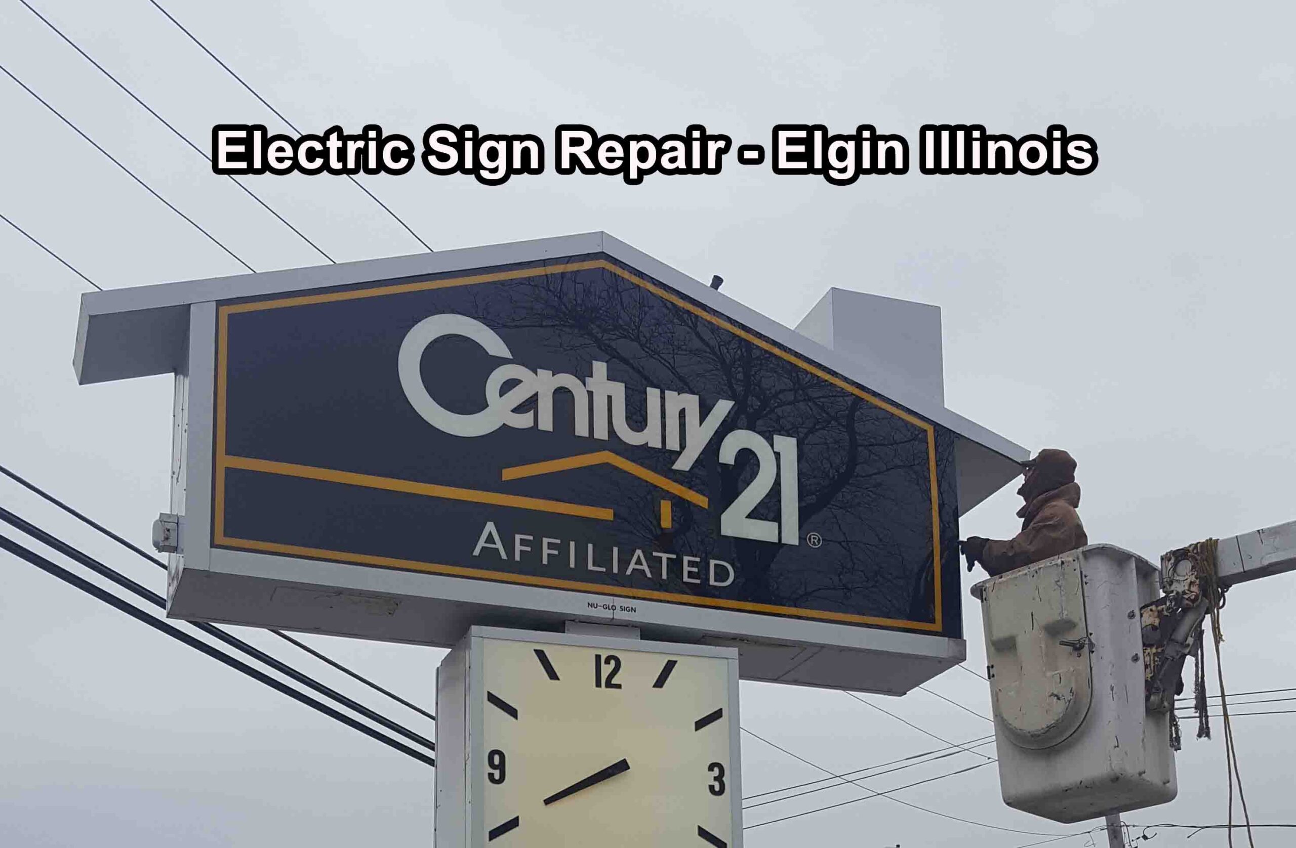 Electric Sign Repair - Elgin Illinois