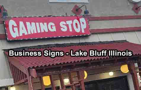 Business Signs - Lake Bluff Illinois 2