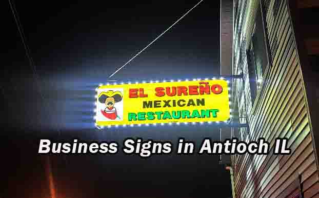 Business Signs in Antioch IL