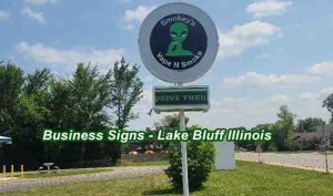 Business signs - Lake Bluff Illinois