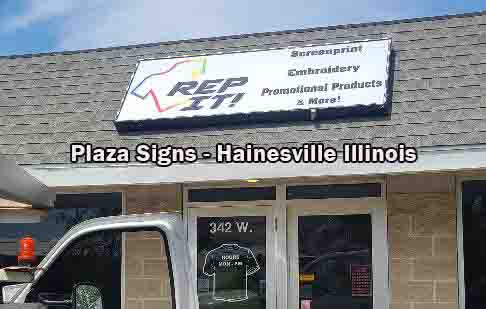 Plaza Signs - Hainesville Illinois