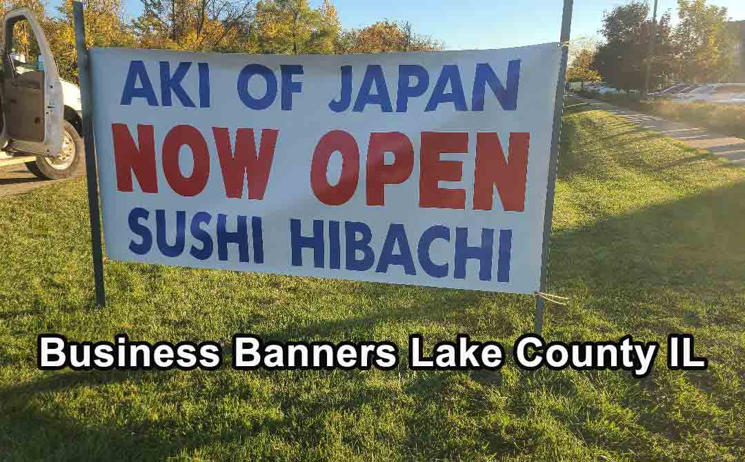 business banners lake county IL