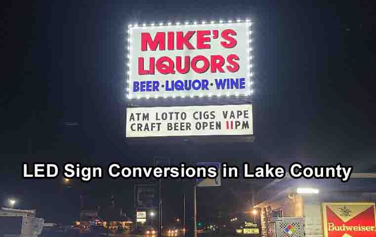 LED Sign Conversions in Lake County