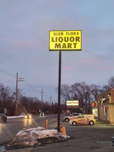 pole signs kenosha county