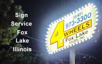 LED sign CONVERSIONS FOX LAKE IL 2