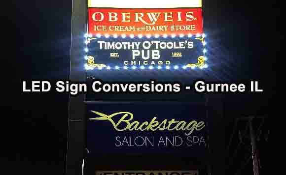 LED Sign Conversions - Gurnee