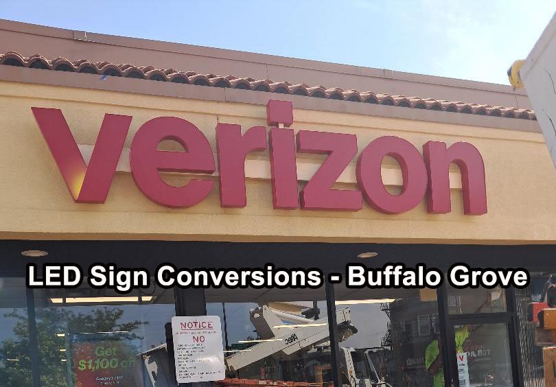 LED Sign Conversions in Buffalo Grove Illinois