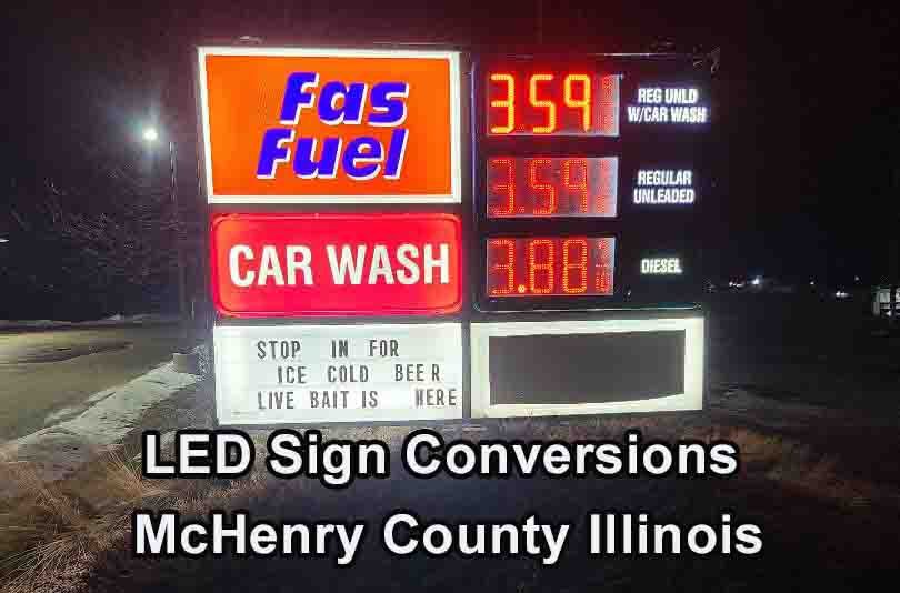 Monument Sign Repair - McHenry County IL