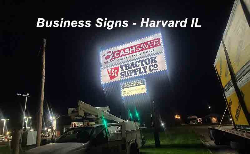Sign Repair in Harvard Illinois