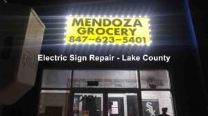 Sign Repair in Lake Forest