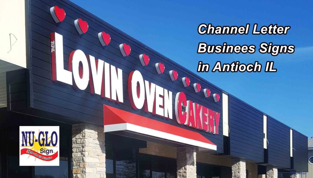 channel letter signs in antioch