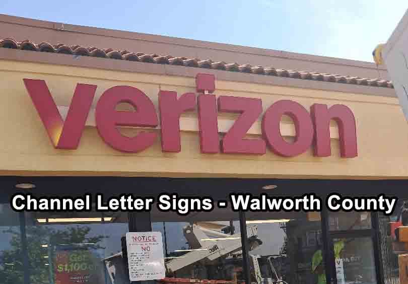 Channel Letter Signs in Elkhorn WI