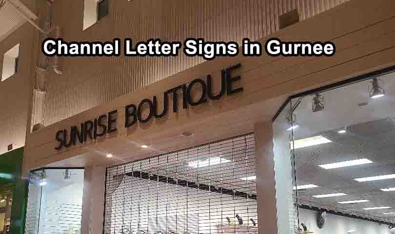 channel letter signs in gurnee IL
