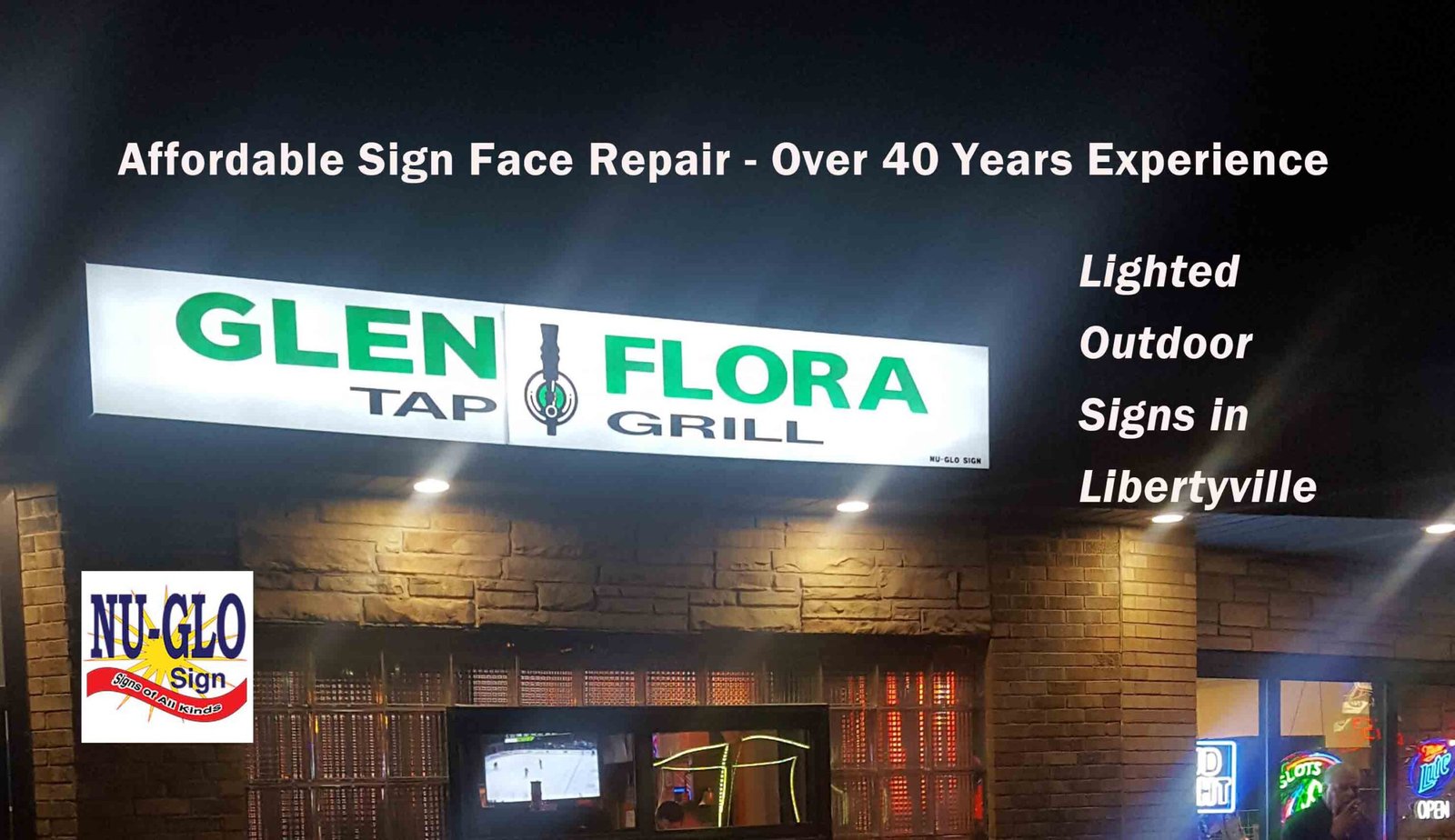 Outdoor Sign Face Repair in Libertyville IL