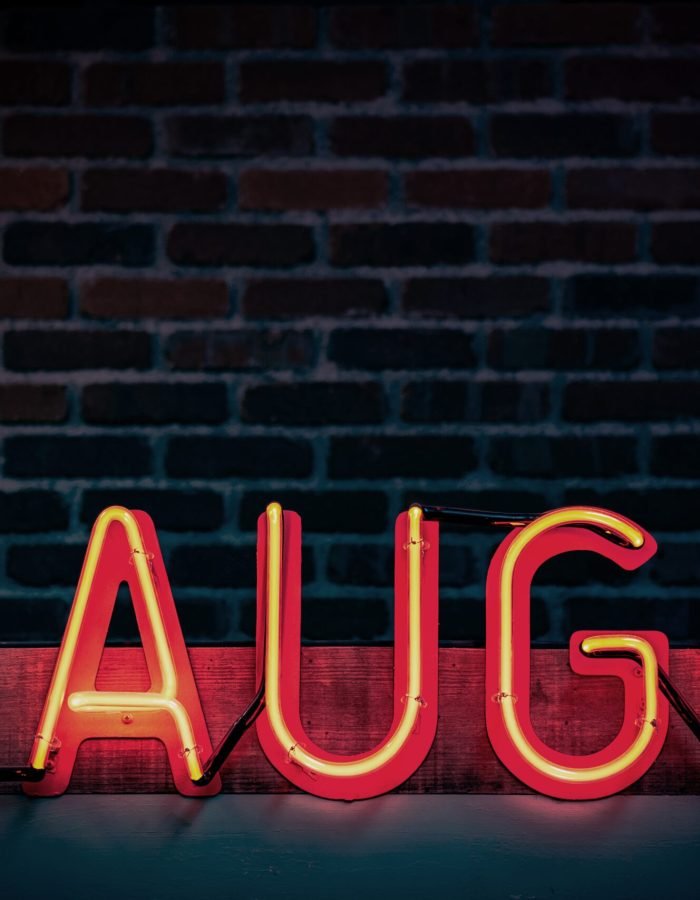 A red neon sign that says 